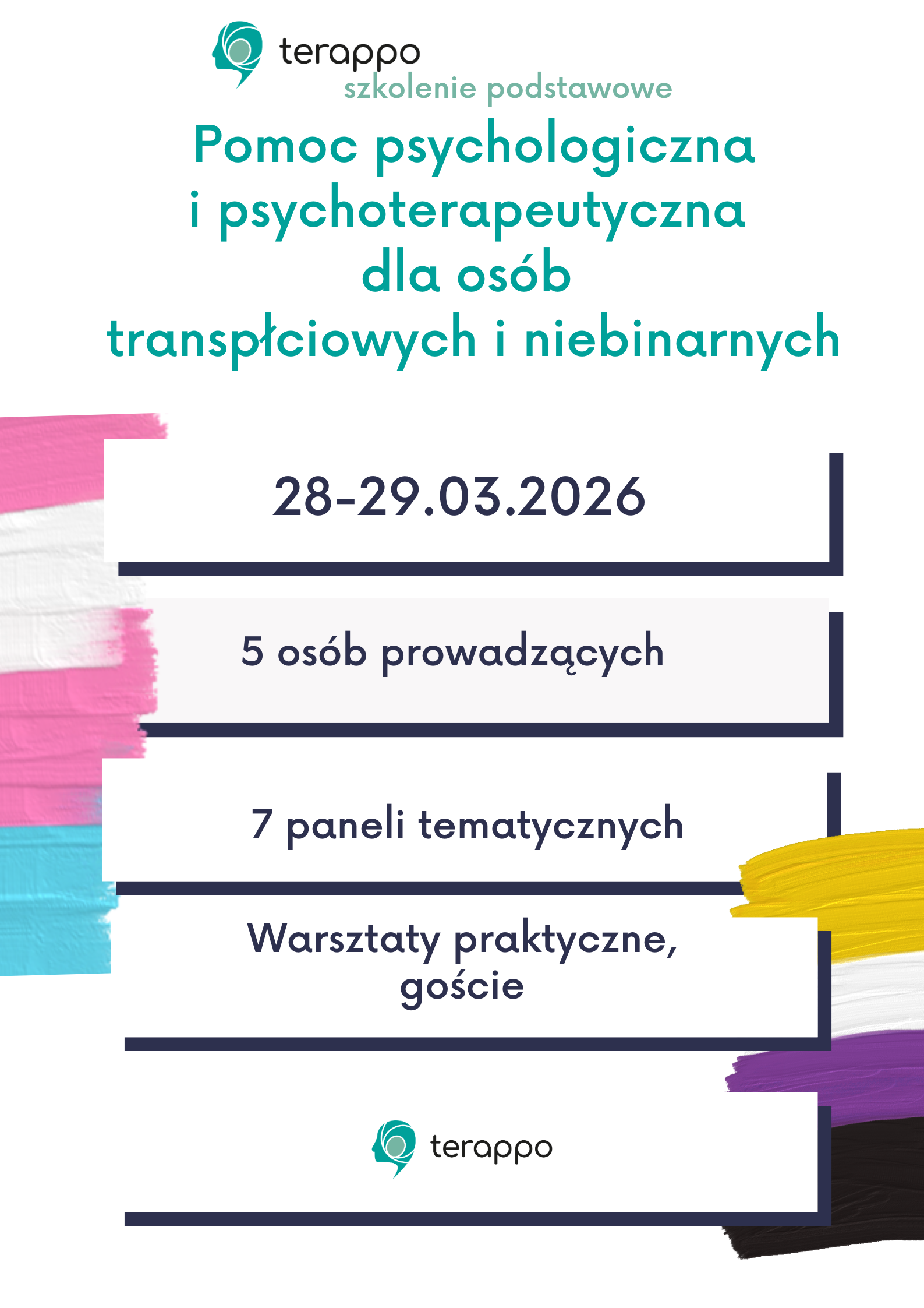 SZKOLENIE PODSTAWOWE Pomoc psychologiczna i&nbsp;psychoterapia osób transpłciowych i&nbsp;niebinarnych